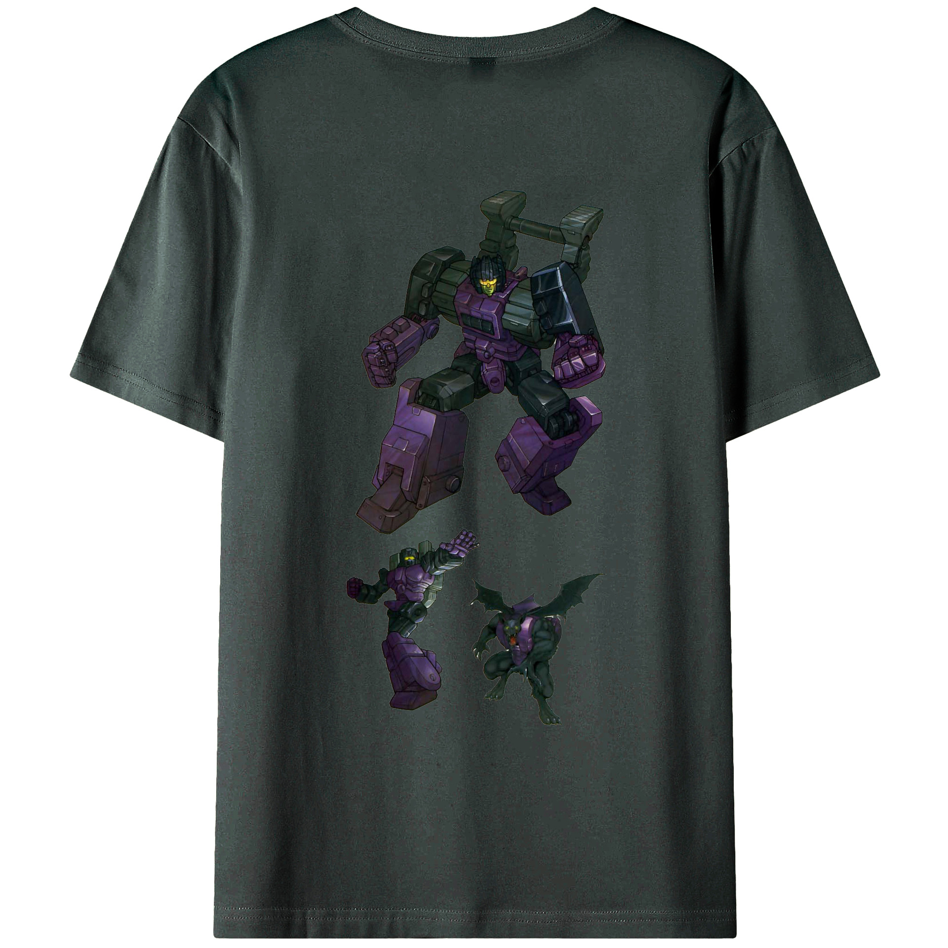 （画像用）  綿100％ メンズ半袖Tシャツ（バックプリント） 通気性